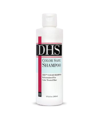 DHS Color Safe Shampoo - Women s and Men s Shampoo for Color Treated Hair / Unscented Color Protecting Shampoo Cleans Hair and Preserves Color / Paraben-free  Fragrance-free  and Dye-free / 8oz