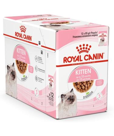 ROYAL CANIN Kitten in Gravy Wet Food 85g (Pack of 24) - Buy Online on GoSupps.com