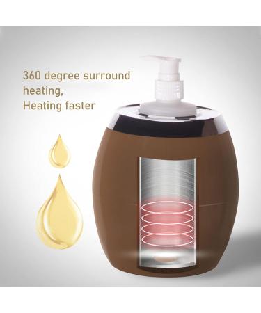 Haofy Automatic Oil Heater - 360 Heating Quiet Drip-Proof 300ml Massage Oil Warmer (EU 220-240V) - Perfect for Relaxation - Buy Online on GoSupps.com