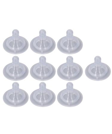 Baby Pacifier 10pcs Infant Silicone Nipples Baby Bottle Replacement Feeding Nipples for 0 to 6 Months Old Baby