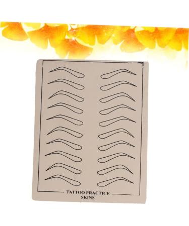 FOMIYES 12 Sheets eyebrow practice skin eyebrow microblading skin cosmetic 6 Pcsx2pcs As Shownx2pcs - Buy Online on GoSupps.com