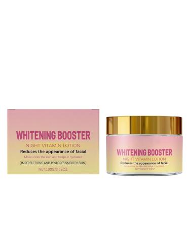 Women's Facial Moisturizing Cream - Soothing and Hydrating Light Lotion - Daily Facial Care For Women and Dry Oily Sensitive Skin Night Day Travel and Neck Use