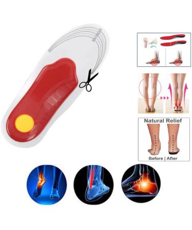 Arch Support Orthopedic Insoles Insoles for Men and Women Shock Absorption Comfortable Insoles Shoe Inserts Insoles for Flat Feet Feet Pain Plantar Fasciitis Insoles Over Pronation (Large) - Buy Online on GoSupps.com