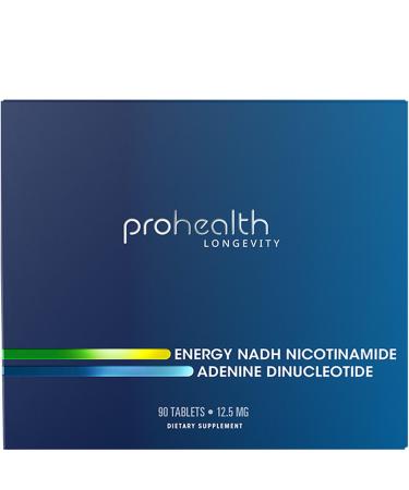 Energy NADH - NAD Booster (12.5 mg 90 tablets) Boost Energy Mental Clarity Alertness and Concentration | Unique Cellulose Matrix Coating for Enhanced Absorption | Gluten Free | Dairy Free | Vegetar