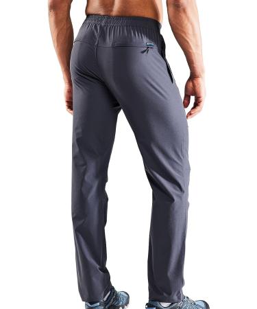 Haimont Men's Lightweight Hiking Stretch Pants | Quick Dry Nylon, UPF50 & Water Resistant, Zipper Pockets | Odyssey Grey X-Large - Buy Online on GoSupps.com
