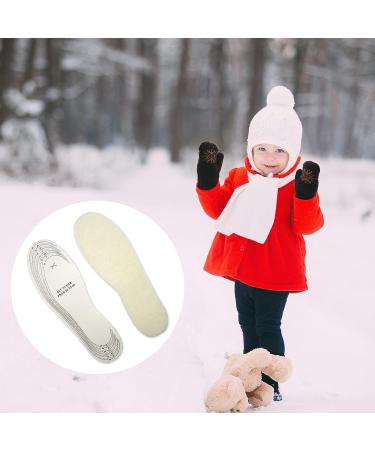 BLMHTWO 3 Pairs Lambswool Thermal Insoles - Warm & Comfortable Sheepskin Shoe Insoles for Men and Women - Buy Online on GoSupps.com