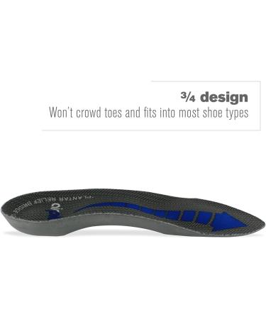 Airplus Plantar Fasciitis Orthotic Shoe Insole - Extra Cushioning & Pain Relief | Blue - Buy Online on GoSupps.com