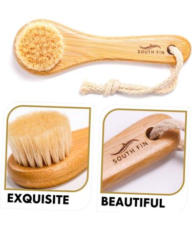 Housoutil Horse Hair Face Brush - Gentle Exfoliating Pore Cleaner & Facial Cleansing Brush for Dead Skin Removal - Buy Online on GoSupps.com