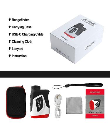 Golf Rangefinder Slope 800Yds 6X with Flag-Lock Pin Sensor - Rechargeable & Tournament Legal - SW-M800 - Buy Online on GoSupps.com