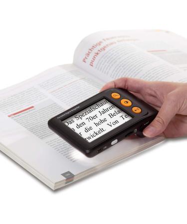Digital Reading Sound Aid | 2-25x Magnification Magnifying Glass | Lightweight & Portable | Ideal for Seniors & Visually Impaired | Compatible with PC & TV - Buy Online on GoSupps.com