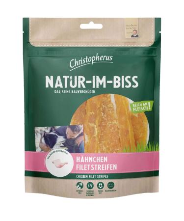 Christopherus chew sticks for dogs chicken fillet strips warm air dried natural bite 70 g