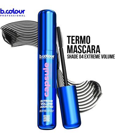 B.COLOUR PROFESSIONAL Super resistant black mascara / 04 Extreme volume CAPSULE - Buy Online on GoSupps.com