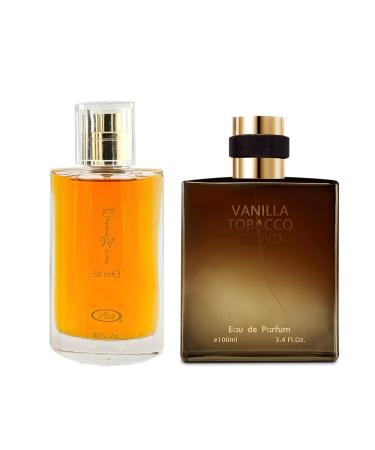 Choco Musk&Vanilla Tobacco Men s Cologne-Rich Chocolate & Musk Eau De Toilette Long-Lasting Scent Perfume for Men Elegant Bottle 3.4 Fl Oz Fragrance for Refined Occasions Choco Musk&Vanilla Tobacco 2.53 Fl Oz (Pack of 2)