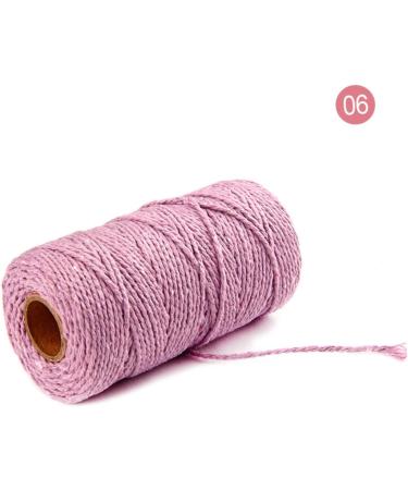 Amosfun 4 Rolle DIY Handicraft Wickelsil Macrame Accessories - Natural Cooking Yarn & Knitting Cord for Tinkering - 10x5cm - Buy Online on GoSupps.com