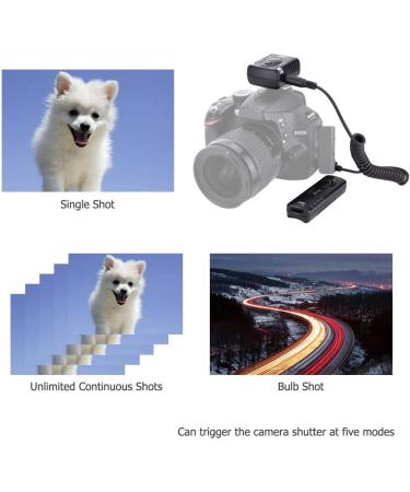 JJC Wireless Remote Shutter Release for Nikon Z5 Z6 Z7 D750 D780 D7500 & More - Buy Online on GoSupps.com