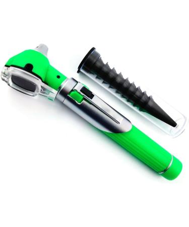 Mini Otoscope with LED Light - Diagnostic Tool for Ear Health in Doctors Children Babies & Pets - Green - Buy Online on GoSupps.com