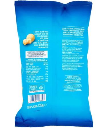 Amica Chips Pallina al Formaggio Pack of 5 corn snacks with cheese flavor and salty snack 125 g - Buy Online on GoSupps.com