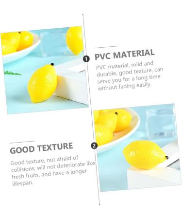 Zerodeko Faux Flower Garland 6pcs Mini Imitation Lemon Artificial Lemons Faux Plant Decor Lifelike Lemons Puzzle Toys Brain Toy Fruit Ornament Home Decor Household Products Toddler Pvc - Buy Online on GoSupps.com