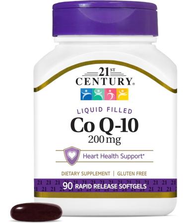 21st Century Co Q-10 200 mg Softgels Extra Strength - 90 ct Pack of 2