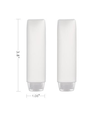 OTO 6 Pack Travel Size 30ml Squeeze Bottles - TSA Approved Cosmetic Containers - Buy Online on GoSupps.com
