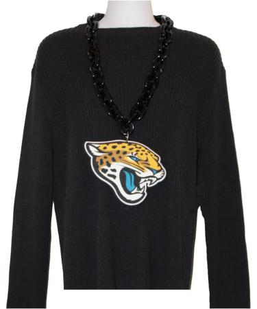 Shop Aminco NFL Jacksonville Jaguars Team Fan Necklace - Black | Official Merchandise for Jaguars Fans - Buy Online on GoSupps.com