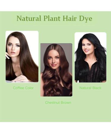Natural Plant Hair Dye | 10ml Bubble Shampoo - Chestnut Brown | Gray Hair Coverage | Eco-Friendly & Gentle Formula | Shop Now - Buy Online on GoSupps.com