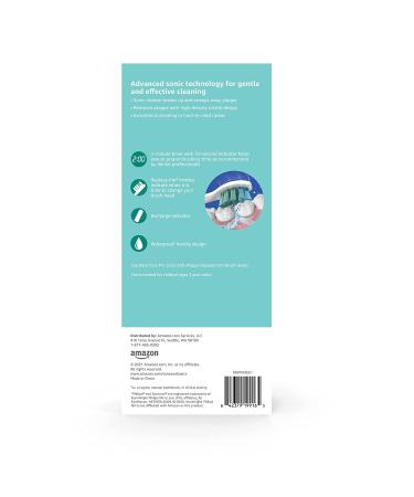 Amazon Basics Anti-Plaque Pro Sonic Rechargeable Toothbrush - Charger & 1 Brush Head - Buy Online on GoSupps.com