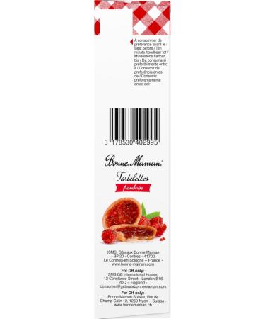 Bonne Maman Raspberry Tartlet 135 g - Buy Online on GoSupps.com