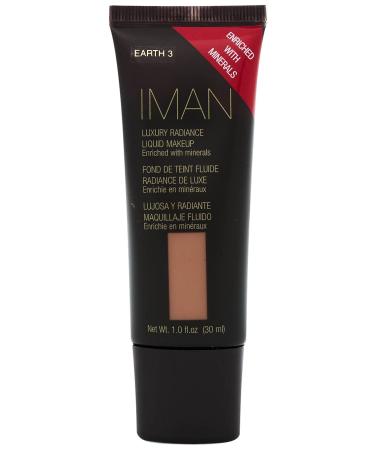 Iman Cosmetics Luxury Radiance Liquid Makeup  Earth 3