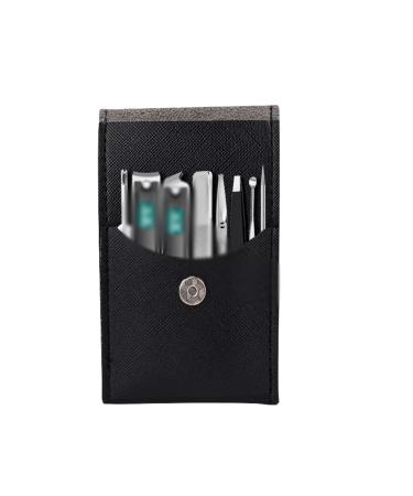 Nail Scissors Nail Clippers Set Stainless Steel Nail Clippers for Men Women with Tweezers Nail File for Gift and Everyday use Toenail Clippers (Color : Gray D)