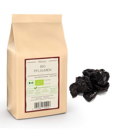 1kg of organic dried plums from France pitted - delicious prunes unsulphured and unsweetened