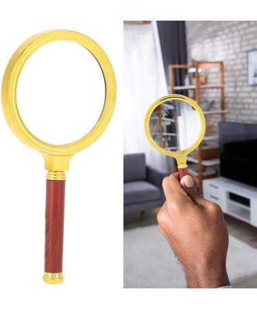 Portable Magnifier for Old Portable Magnifier 10X Magnifier with Detachable Wooden Handle for Reading Jewelry Small Gift - Buy Online on GoSupps.com
