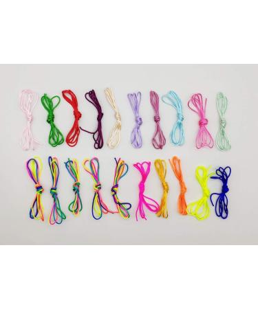 Hixixi 20pcs Colorful Hair Braiding Yarn Bands - DIY Fashionable Hiphop Hair Ties - Buy Online on GoSupps.com