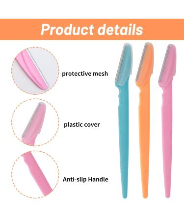 Buy Luckyopt 6-Piece Eyebrow Razor Set | Stainless Steel Multi-Functional Shaver for Women | Safe & Easy Body Hair Removal - Buy Online on GoSupps.com