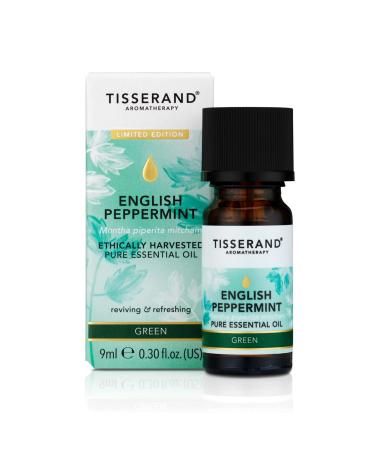 Tisserand Aromatherapy | English Peppermint | 100% Natural Pure Essential Oil | 9ml English Peppermint 9 ml (Pack of 1)