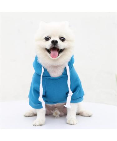 Waterproof Winter Dog Coat - Warm Jacket & Hoodie for Small Dogs | 1024thdebkc-blue XS - Buy Online on GoSupps.com