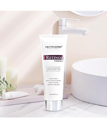 Buy Neutriherbs PRO Retinol Face Wash - Anti-Aging Nourishing & Moisturizing Daily Cleanser with Amino Acids & Hyaluronic Acid - 4 fl. oz | International Shipping Available - Buy Online on GoSupps.com