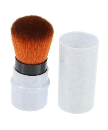POPETPOP Telescopic Powder Brush Foundation Powder Brush Telescopic Brush Blending Blush Brush Bronzer Makeup Brush Concealer Brush Loose Brush Fluffy Makeup Brush Plastic Retractable Paint medium Blue