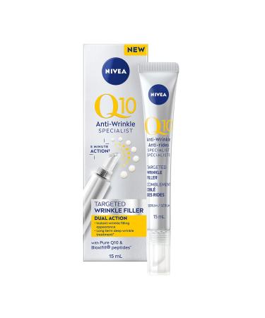 NIVEA Q10 Anti-Wrinkle Specialist Targeted Wrinkle Filler 15mL | Anti aging wrinkle filler for all skin types