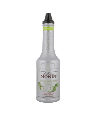 MONIN Le Fruit Pomme Verte - Fruit Preparation - For Cocktail, Culinary and Smoothie - 1L