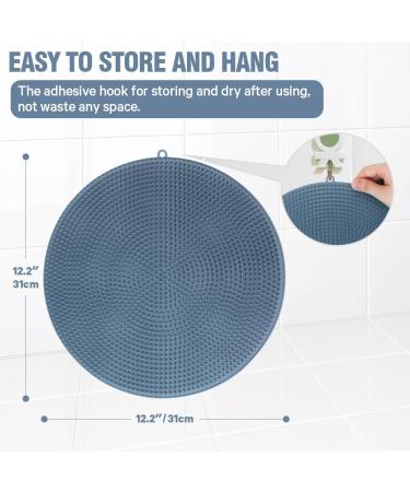 Hilph Foot Brush for Shower - Non-Slip Silicone Massage Device & Bath Pad for Pedicure Cleaning & Peeling - Buy Online on GoSupps.com