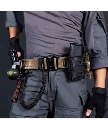 TWINFALCONS Men's Tactical Duty Belt - Medium Multicam | MOLLE Belt with Quick Release Metal Buckle - Buy Online on GoSupps.com