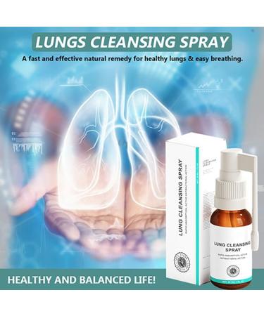 Lung Cleansing Spray - Natural Detox for Healthy Breathing | International Shipping Available - Buy Online on GoSupps.com