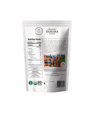 Andean Star Organic Banana Powder - 1lb | Fresh Pure Raw Powdered Fruit for Cooking & Baking | Natural Sweetener for Smoothies, Baked Goods & Desserts | Rich in Potassium, Boosts Energy - Buy Online on GoSupps.com