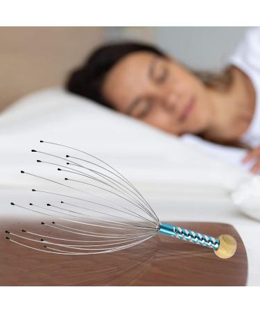 Scalp Massager Tool 2 PCS Head Massager Scratcher Tingler with 12Fingers Metal Hair Scalp Scratcher for Deep Relaxation and Stress Relief - Buy Online on GoSupps.com