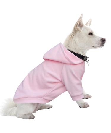 Huisalisiji Hunde Hoodie hoods for dogs dog sweater with hood dog sweatshirt chihuahua sweater warm and light with a soft texture easy to wear and light colors (3xl pink) 3xl pink - Buy Online on GoSupps.com