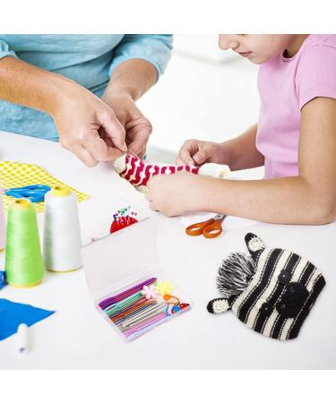 Plastic Sewing Needles Set - 45 Pcs Large Eye Blunt Bent Tapestry Needles for Knitting Crochet - Buy Online on GoSupps.com