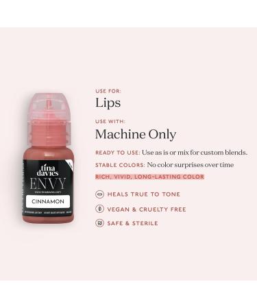 Tina Davies Envy & Lust Lip Pigments | Permanent Lip Makeup | True to Tone | High Retention | 1/2oz/15ml | Shop Internationally - Buy Online on GoSupps.com