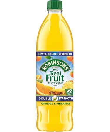  Robinsons Robinsons Orange & Pineapple Squash No Added Sugars (1L) - Pack of 2 - Buy Online on GoSupps.com