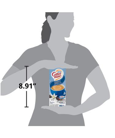 Nestle Coffee mate French Vanilla Liquid Creamer Singles 200 Count (4 Boxes) - Non-Dairy, No Refrigeration Needed - Buy Online on GoSupps.com